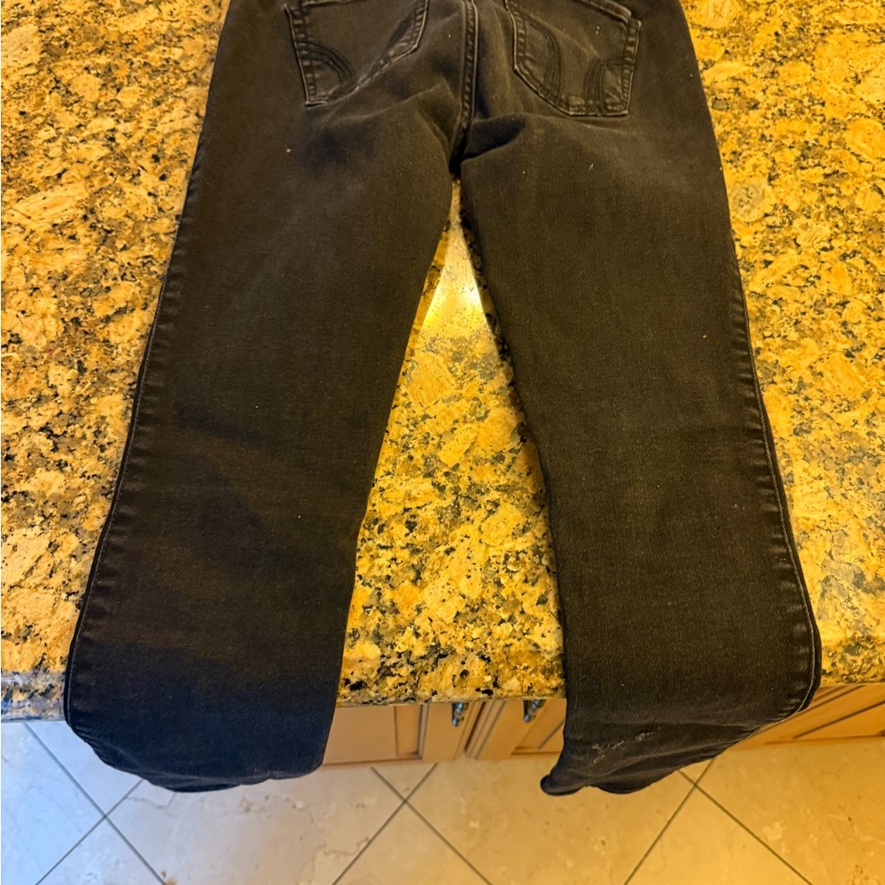 Burberry Black Straight Leg Jeans